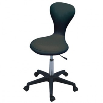 Eurostil Gurulós Háttámlás Szék Fekete 45-59cm 02730/50