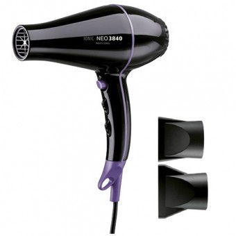 Eurostil IONIC Hajszárító Turmalina Fekete 2200W 04363
