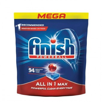 Finish Mosogatógép tabletta All in Max Lemon 94db
