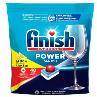 Finish Power All in 1 Mosogatógép-tabletta Lemon 48db