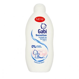 Gabi Babafürdető és Sampon-Sensitive-Kifejezetten érzékeny bőrre 400ml