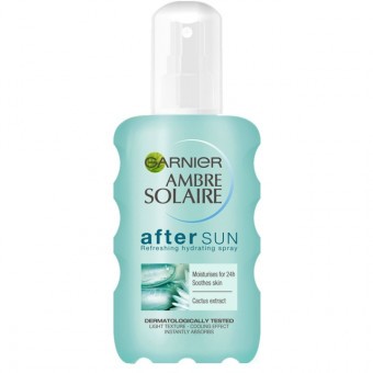 Garnier Napozás Utáni Spray-Aftersun-Nyugtató,Aloe Vera és Kaktusz kivonat 200ml