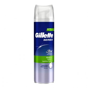 Gillette Borotvahab-Series-Érzékeny bőrre,aloe verával 250ml
