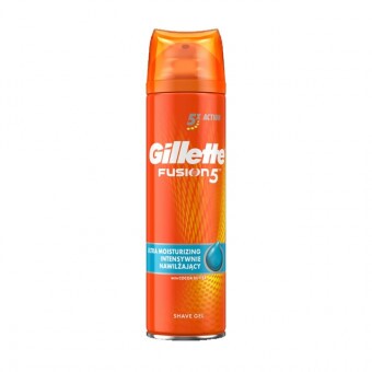 Gillette Borotvazselé-Fusion5-Erősen hidratáló 200ml