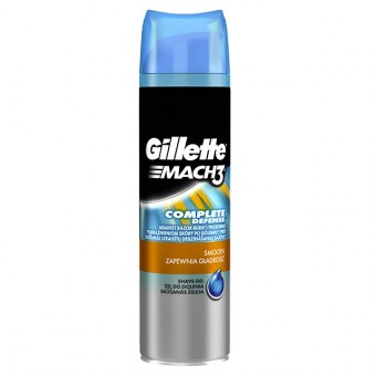 Gillette Borotvazselé - Mach3 - Teljes védelem bőrirritáció ellen , Smooth 200ml