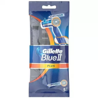Gillette Eldobható borotva BlueII 5db 2 pengés Plus Ultra Grip
