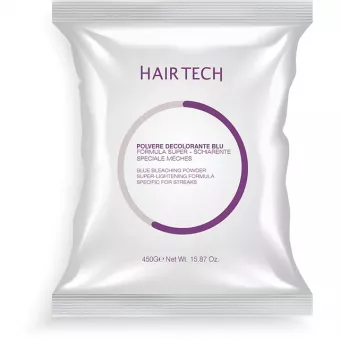 Hair Tech Szőkítőpor - Kék, szuper világosító formula 450g