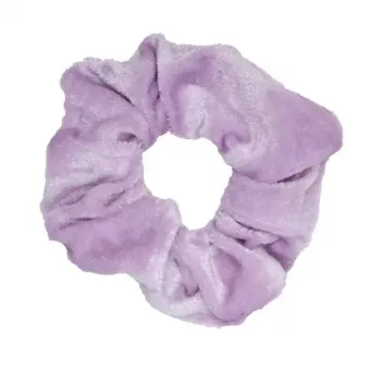 Hajgumi - bársony vékony 1db világos lila