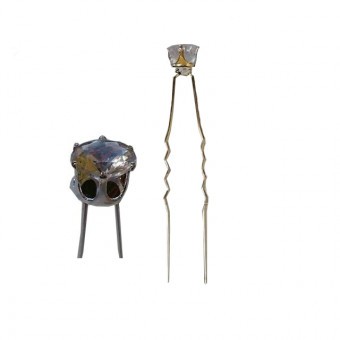 Hajtű ezüst crystal kővel FS0074_1