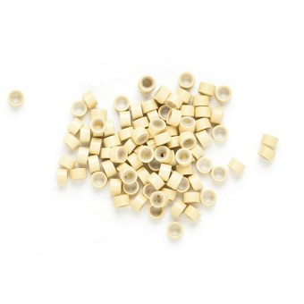 HC Mikrogyűrű szilikonos 4,5mm 100db Szőke