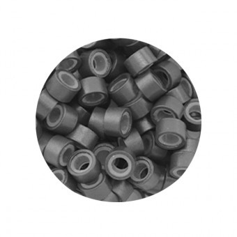 HC Mikrogyűrű Szilikonos 5mm 100db Fekete