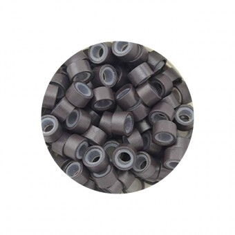 HC Mikrogyűrű Szilikonos 5mm 100db Sötétbarna