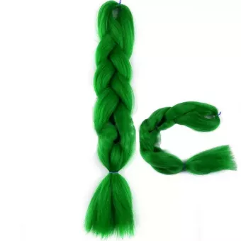 HC.Afro műhaj Jumbo Braid 120cm, 85gr/csomag - Zöld