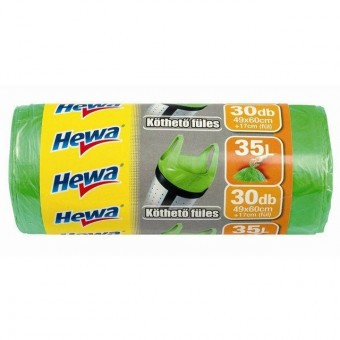 HEWA szemeteszsák köthető füles 35L/30db