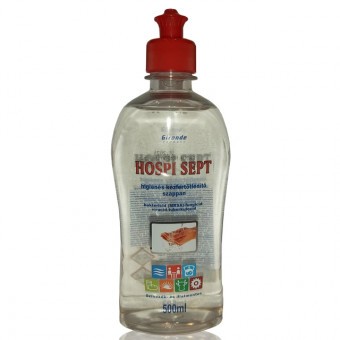 HOSPI SEPT Kézfertőtlenítő szappan-BIOCID termék,Színezék-és illatmentes 500ml