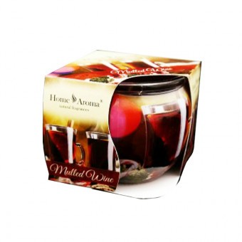 Illatmécses poharas díszdobozban 70g/80g Forralt bor