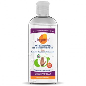 JimJams Antibakteriális kéz- és bőrfertőtlenítő gél 100ml JJ2028
