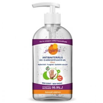 JimJams Antibakteriális kéz- és bőrfertőtlenítő gél 300ml JJ2029