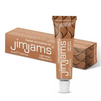 Jimjams Szempilla és Szemöldökfesték Világosbarna 15ml JI1024