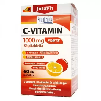 JutaVit C-Vitamin 1000 MG Forte Rágótabletta 60db