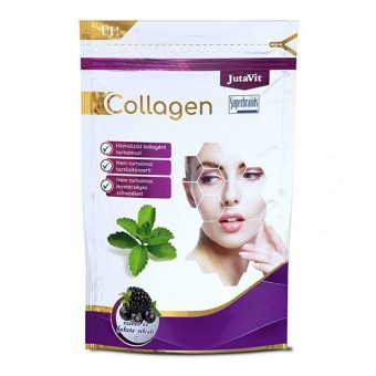 JutaVit Collagén+Hialuron Komplex Erdei Gyümölcs Ízű Kollagén Por 400gr