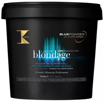 K-time szőkítőpor - light blondage - kék, általános szőkítéshez 1000gr