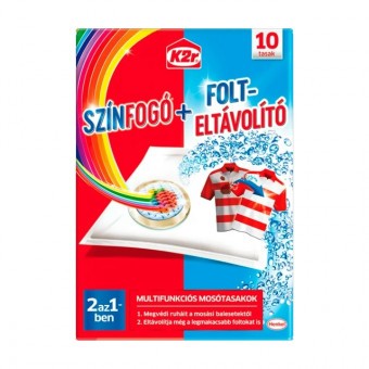 K2R Színfogó és Folteltávolító Por Koszrészecskéket Semlegesítő 10x30g