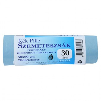 Kék pille szemeteszsák 30l 20db