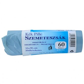 Kék pille szemeteszsák 60l 20db