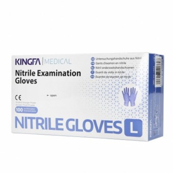 Kingfa Medical Nitril Kesztyű Lila 100db "L" Méret
