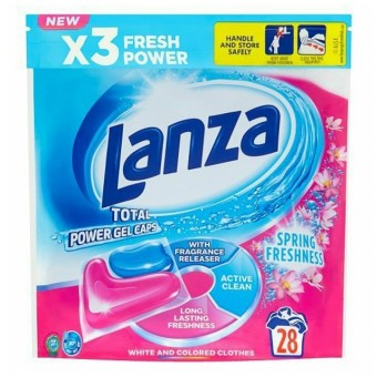 Lanza Vanish Folyékony Mosókapszula Color&White Spring Freshness 28db