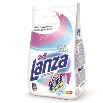 Lanza Vanish Mosópor Ultra White 3,375kg (45 mosás)