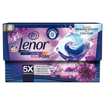 Lenor Folyékony Mosókapszula Color Amethyst 22db