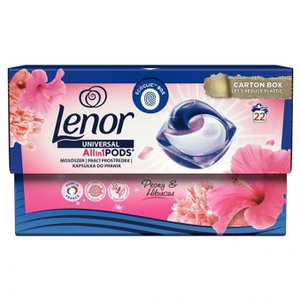 Lenor Folyékony Mosókapszula Color Peony&Hibiscus 22db