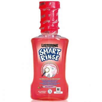 Listerine Szájvíz gyermekeknek Smart Rinse Mild Berry 250ml
