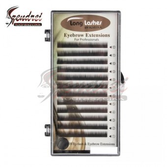 LongLashes WonderBrow szemöldök szálak fekete 0,10x6mm LLWB10061