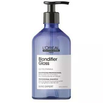 L'Oréal Série Expert Blondifier Gloss Ragyogást Adó Regeneráló Sampon 500ml