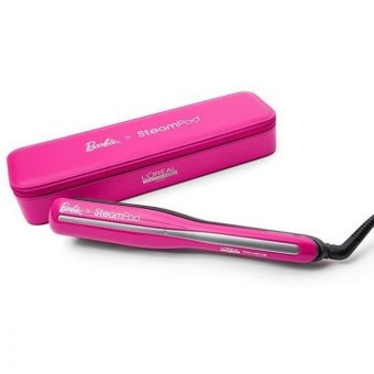 L'oréal Steampod 3.0 Párás Hajsimító Limitált Kiadás Barbie Hőalló Bőrtokkal