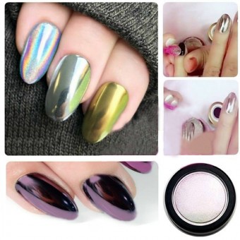 Master Nails Dísz Tükörpor Bordó