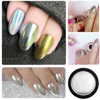 Master Nails Dísz Tükörpor Fehér