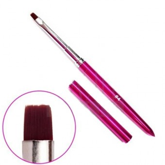 Master Nails Ecset - Zselé L6 Pink nyél