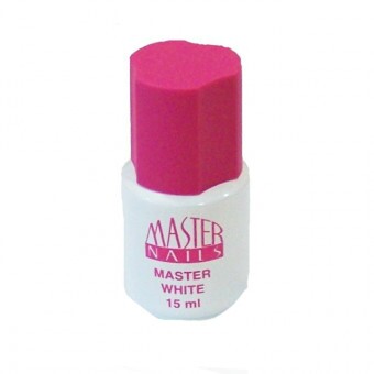 Master Nails Mega White gel 15gr (ecsetes)