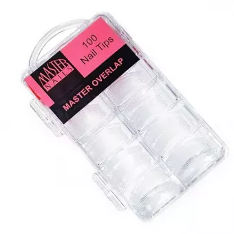 Master Nails Tip box 100db - Clear félkarvaly