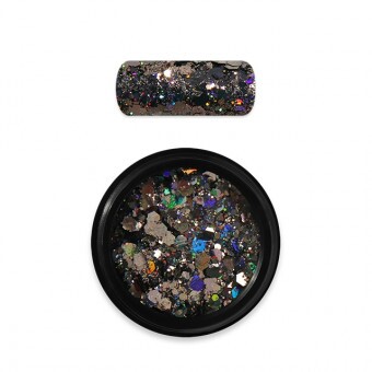 Moyra Dísz - Hexagon glitter 6 szögletű