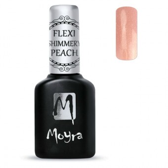 Moyra Lakkzselé Flexi Base Shimmery Peach 10ml