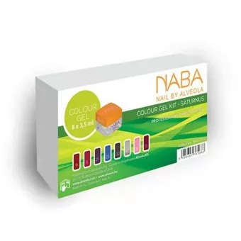 NABA colour gel kit-Saturnus 8x3,5ml NA612102