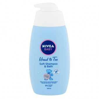 Nivea Babafürdető és Sampon-Head to Toe-Könnymentes 500ml