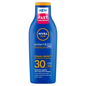 Nivea Naptej Protect&Moisture Hidratáló erős védelem FF30 200ml