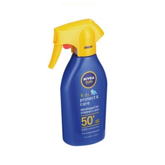 Nivea Sun Naptej Protect&Care FF50+ 300ml gyerek