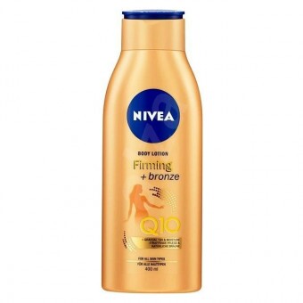 Nivea Testápoló Friming + Bronze Bőrfeszesítő,Önbarnítós,Q10-el 400ml